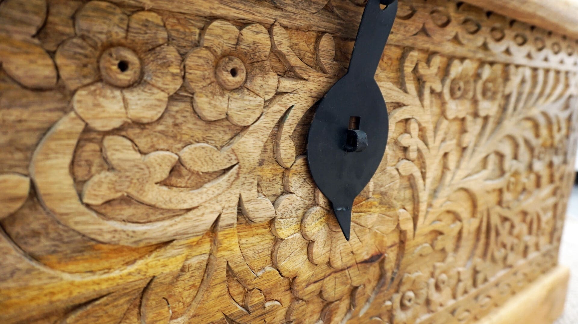 Natural Wood Trunk Hand-Carved Beauty image 5