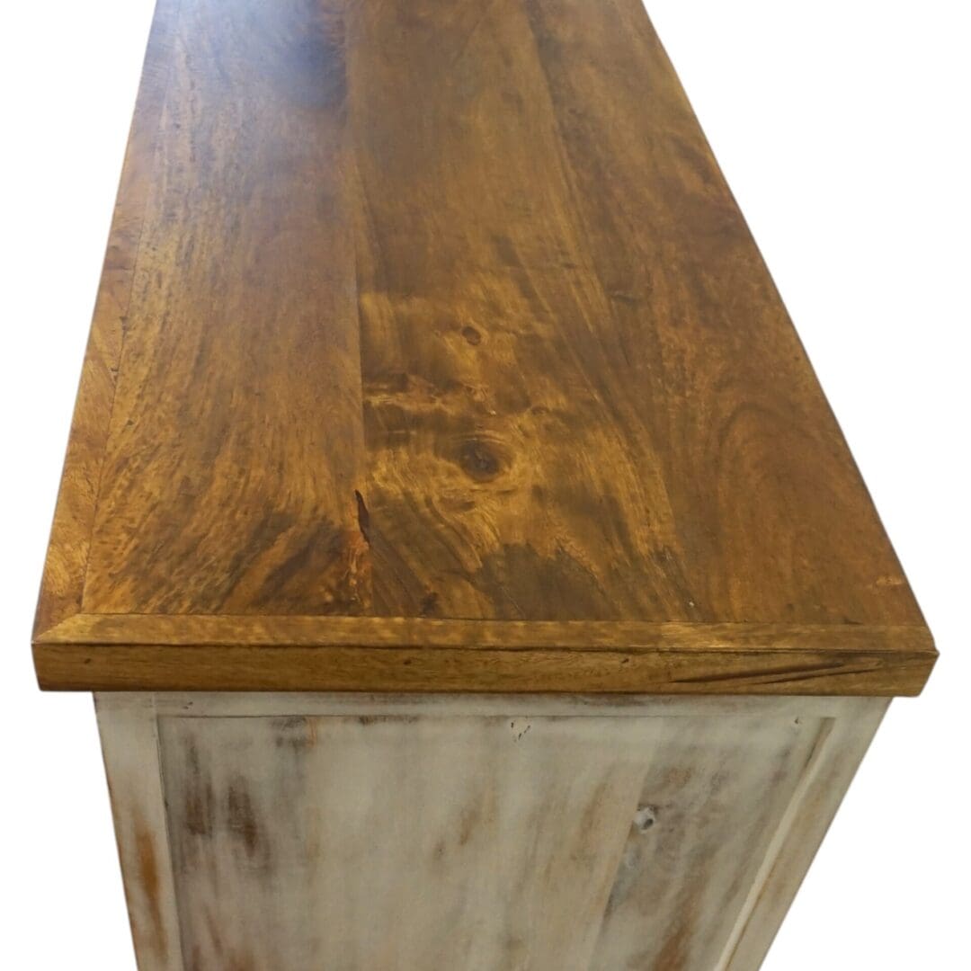 Hand-Carved Four Drawer Dresser image 10