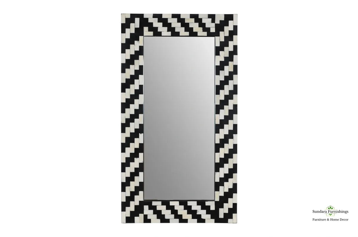 Black and White Accent Mirror image 1