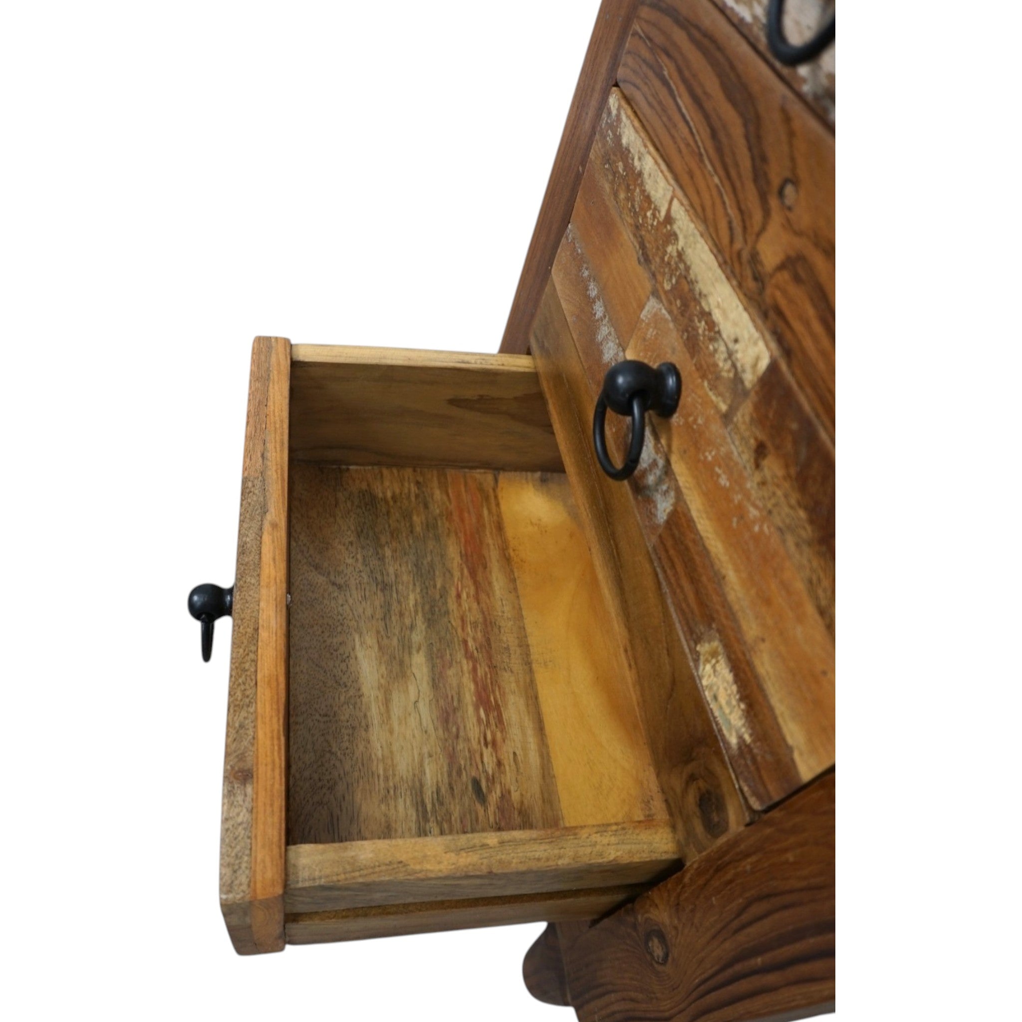 Handcrafted Reclaimed Wood Nightstands | Matched Pair | Rustic & Sustainable Bedside Tables