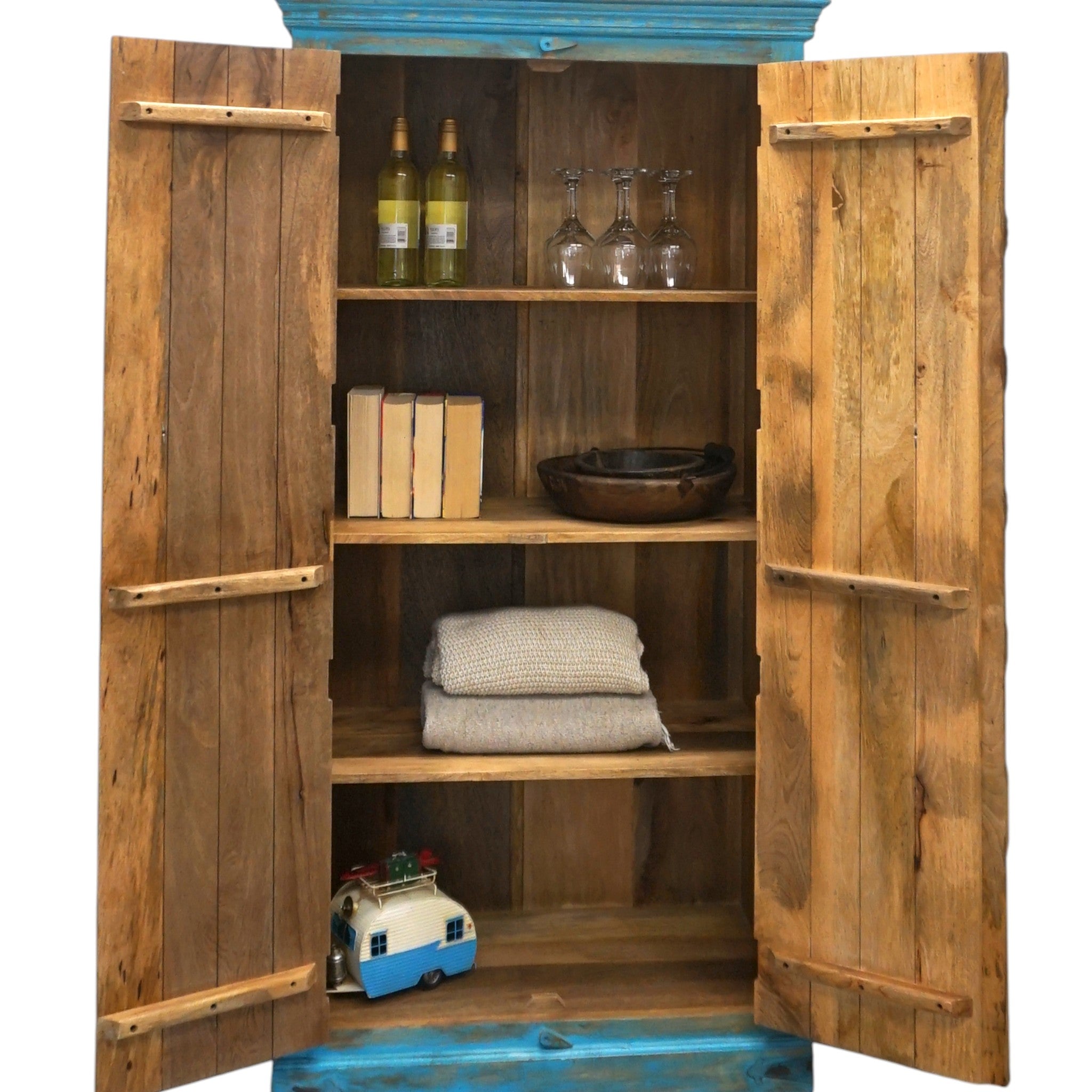 Hand-crafted Solid Wood Armoire