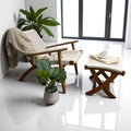 Hand-crafted Chair with Matching Footrest image 0