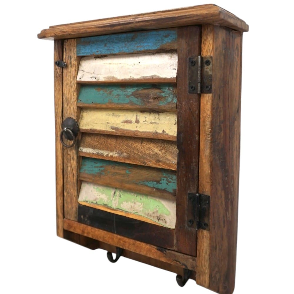 Farmhouse Style Key Cupboard Reclaimed Wood image 15