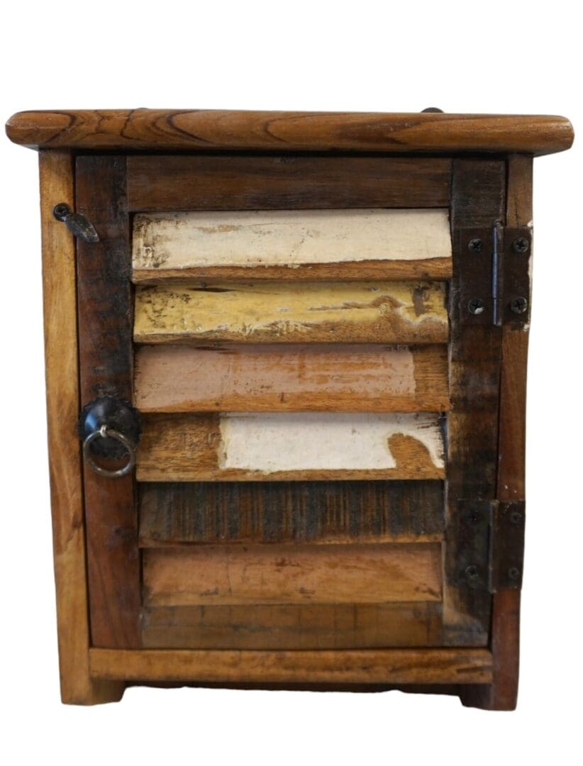 Farmhouse Style Key Cupboard Reclaimed Wood image 3