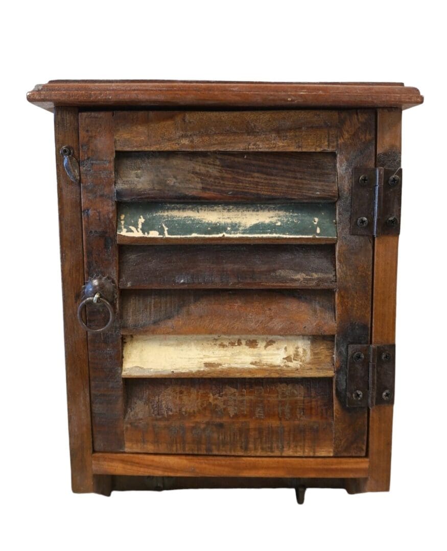Farmhouse Style Key Cupboard Reclaimed Wood image 1