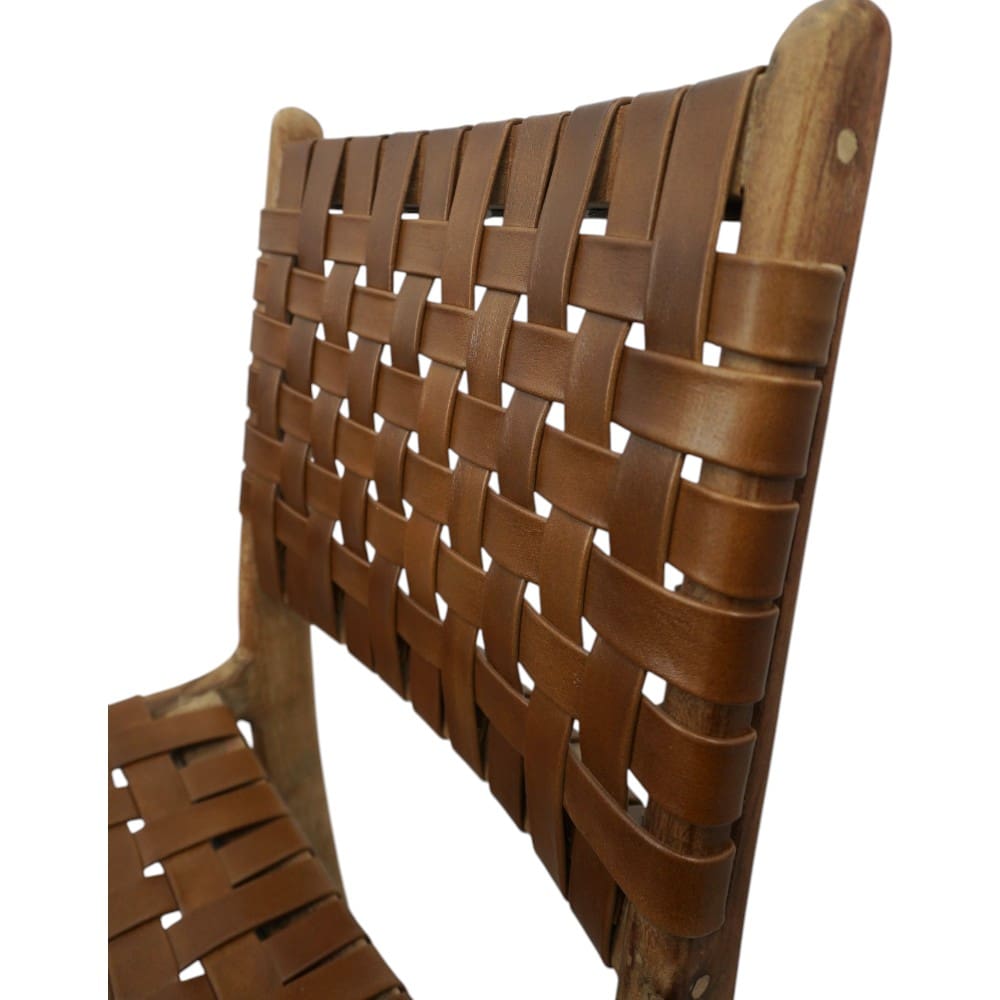 High Top Chairs Hand-crafted Solid Wood and Leather image 13
