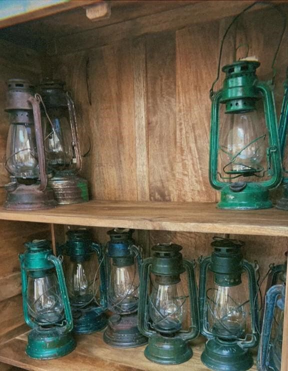 Vintage Hurricane Lantern 3 Colors image 2