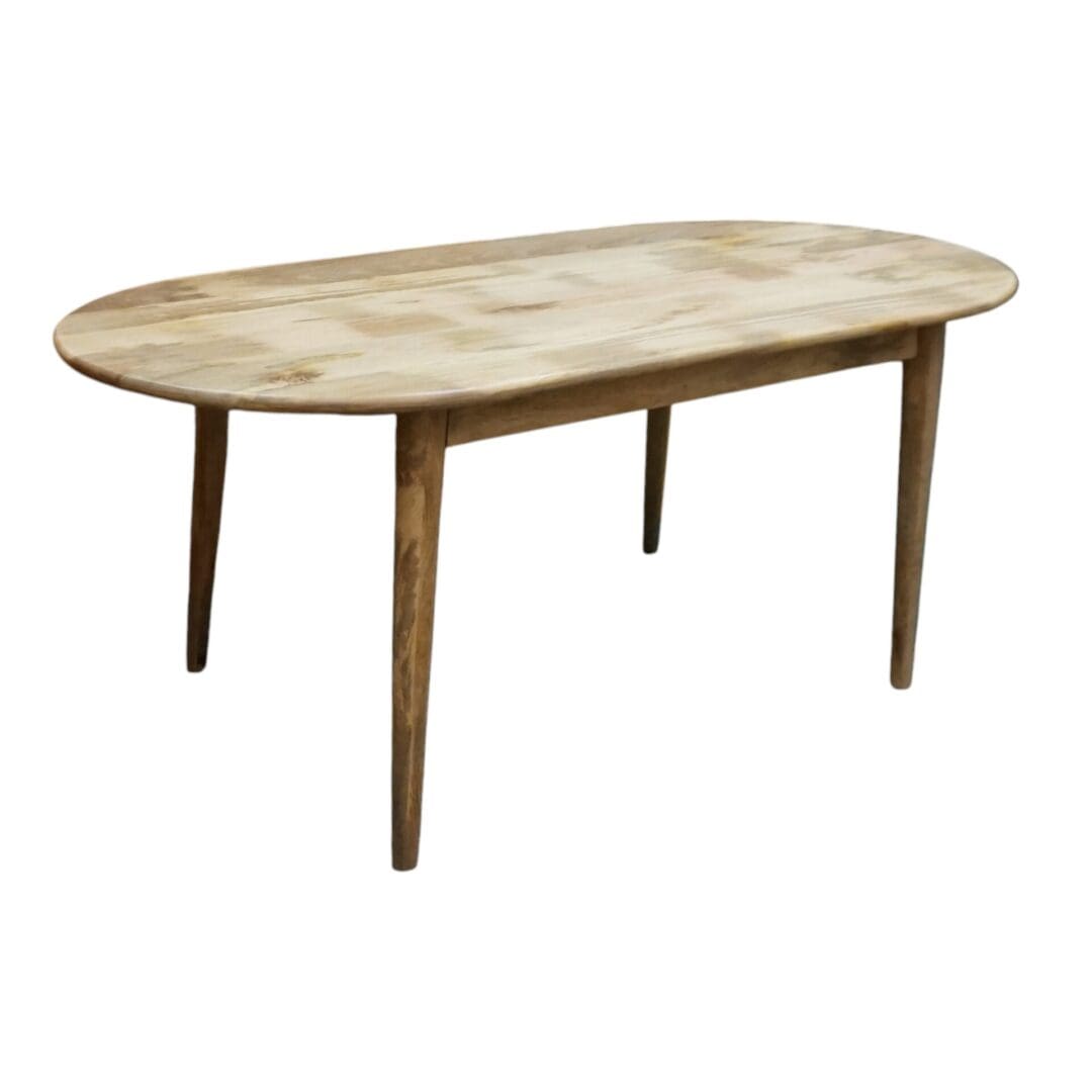 Natural Wood Dining Table image 5