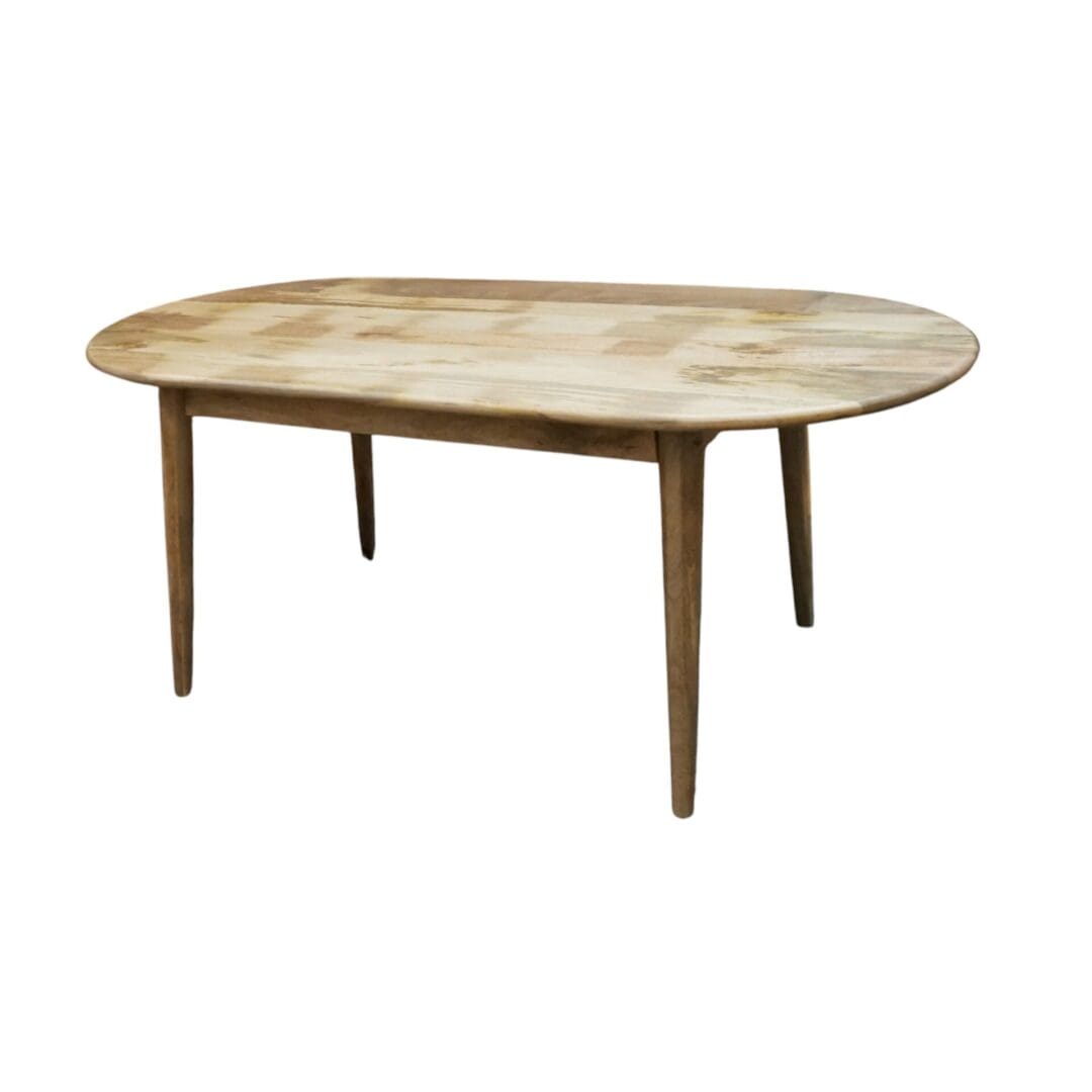 Natural Wood Dining Table image 6