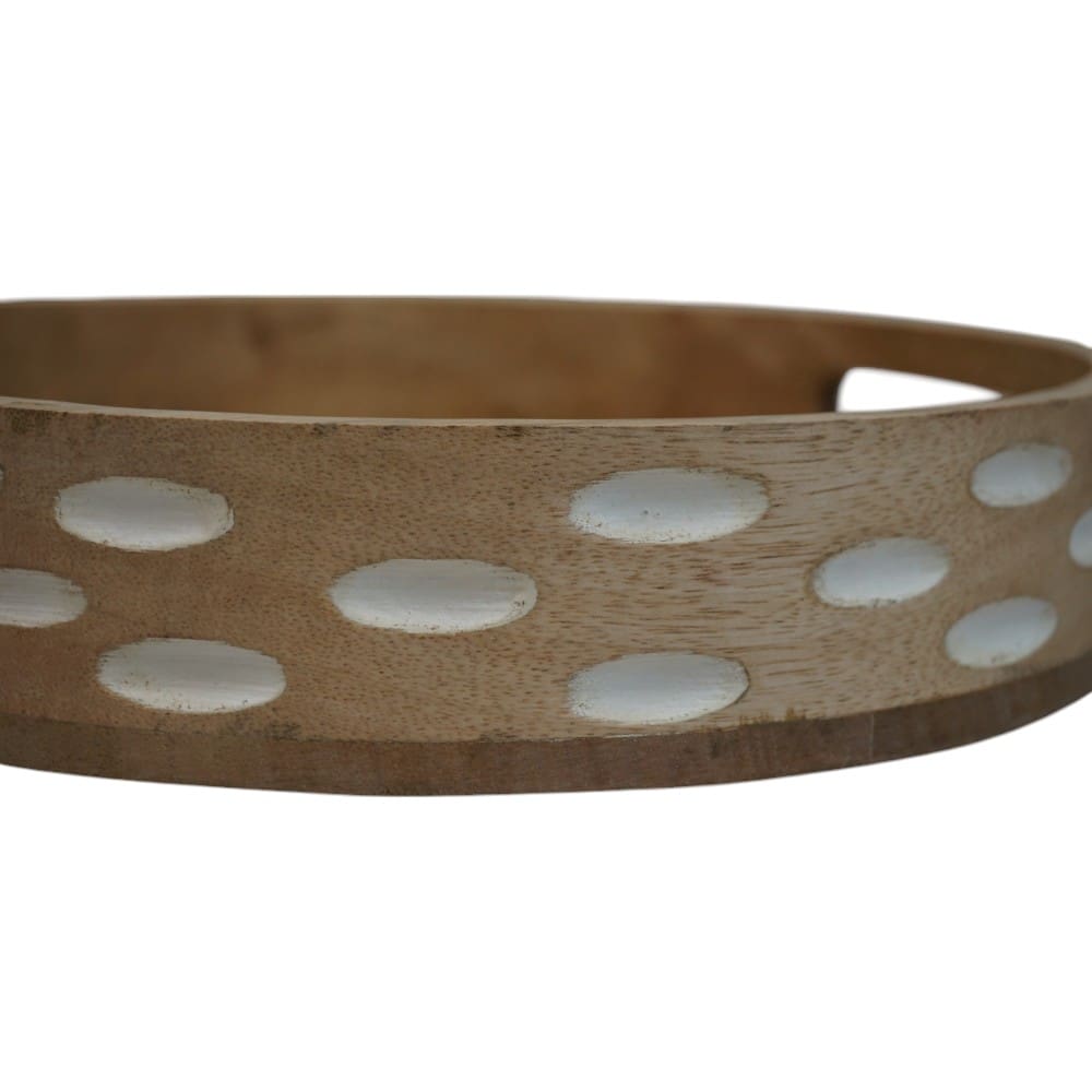 Hand-crafted Solid Wood Trays - Set of Two image 5