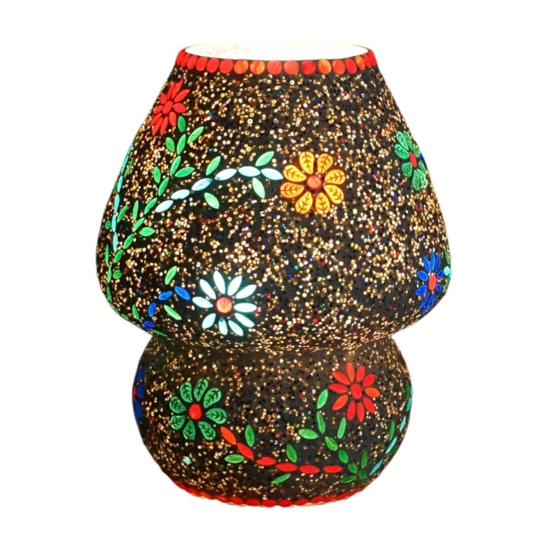 Puffed Glass Mushroom Lamp Multicolored 3 Styles image 7