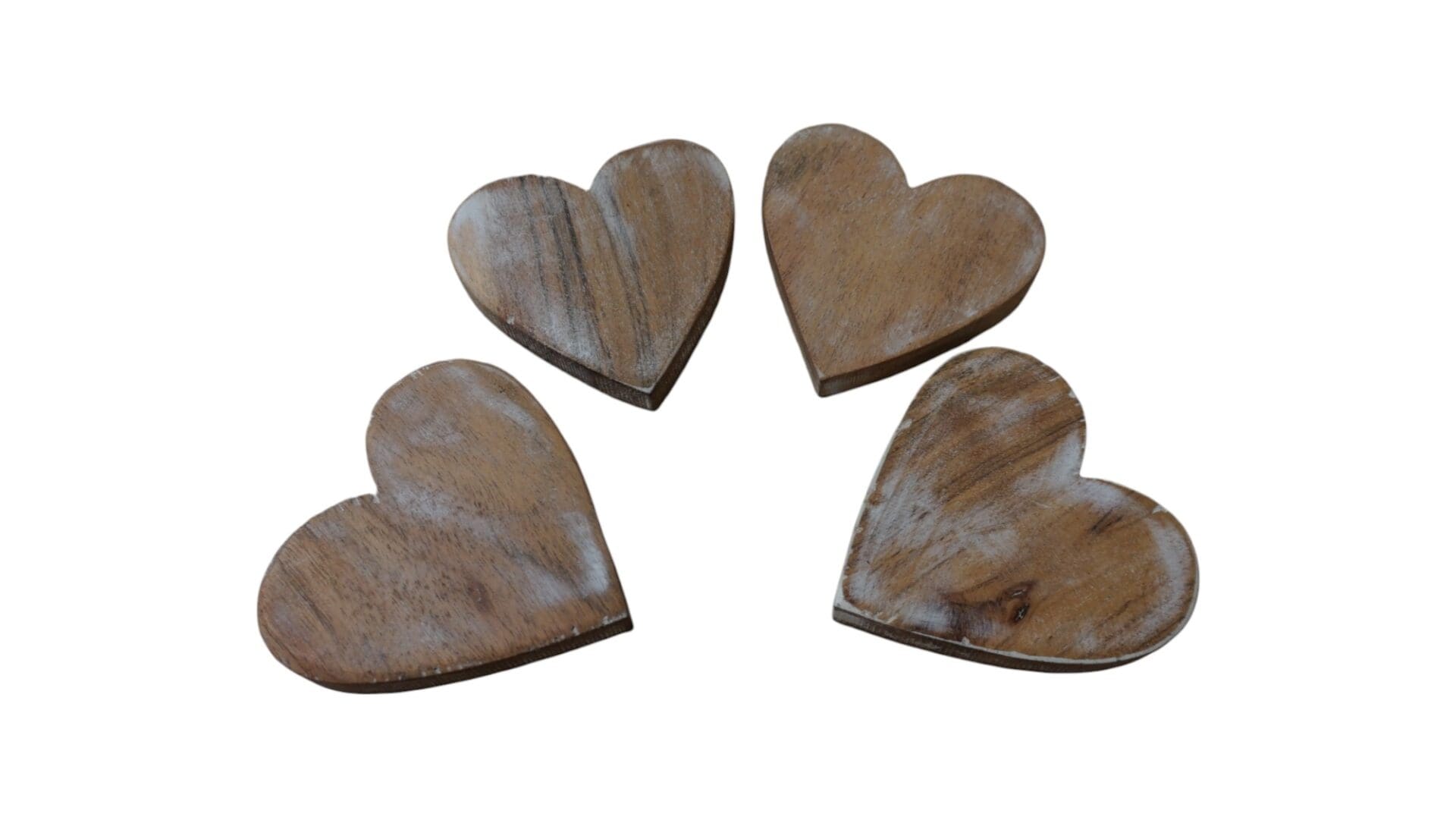 Coaster Set of 4 with Holder Adorable Heart Shaped Coasters image 3