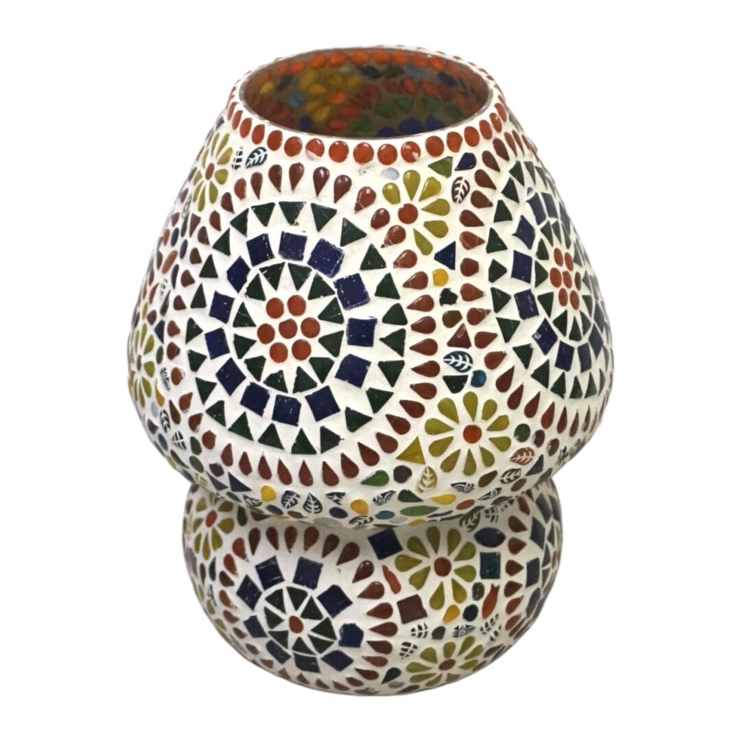 Puffed Glass Mushroom Lamp Multicolored 3 Styles image 11