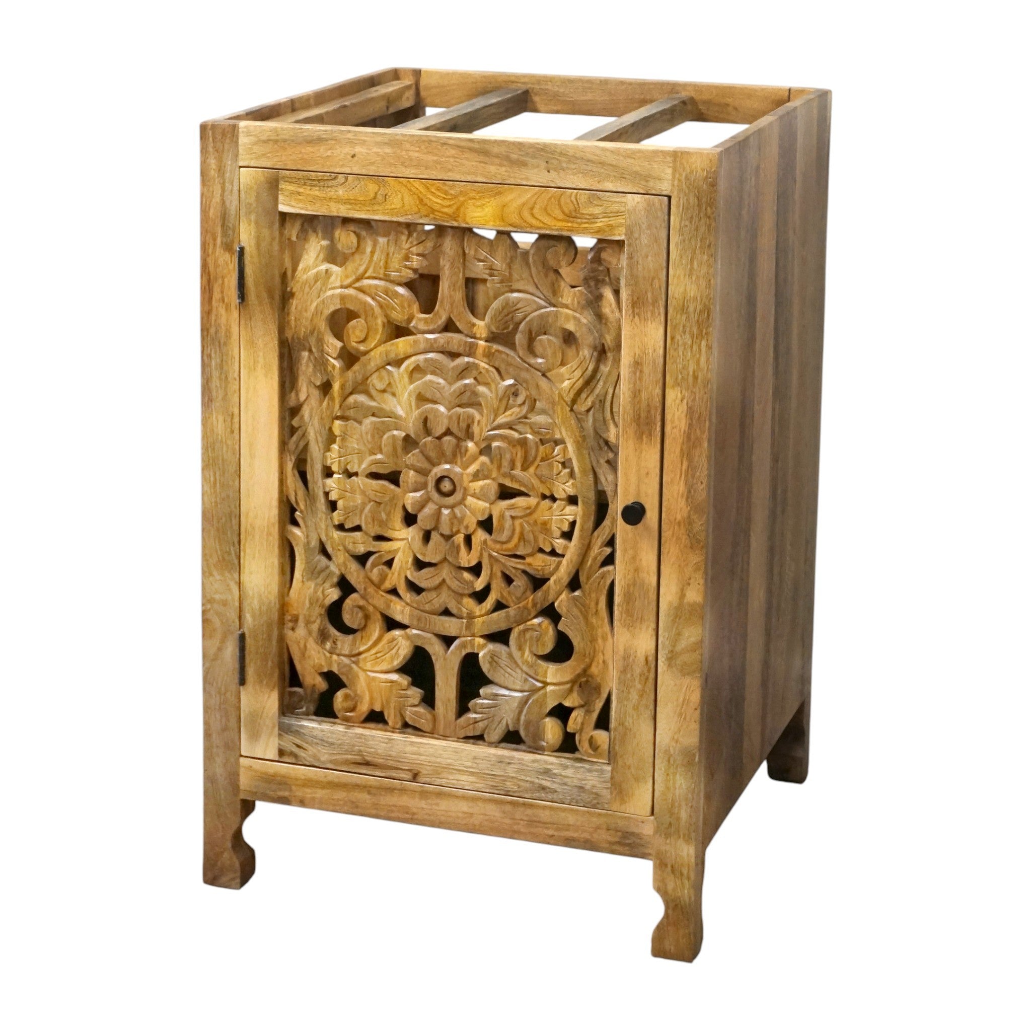 Hand-carved 24″ Vanity Stunning Natural Wood