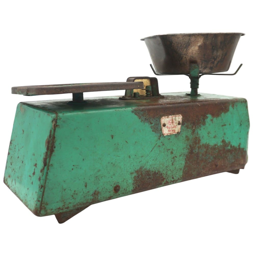 Vintage Kitchen Scale Green image 2