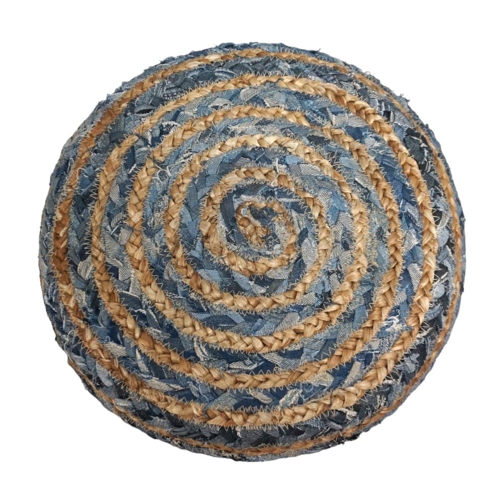 Hand-crafted Jute Stool Multiple Color Options image 10