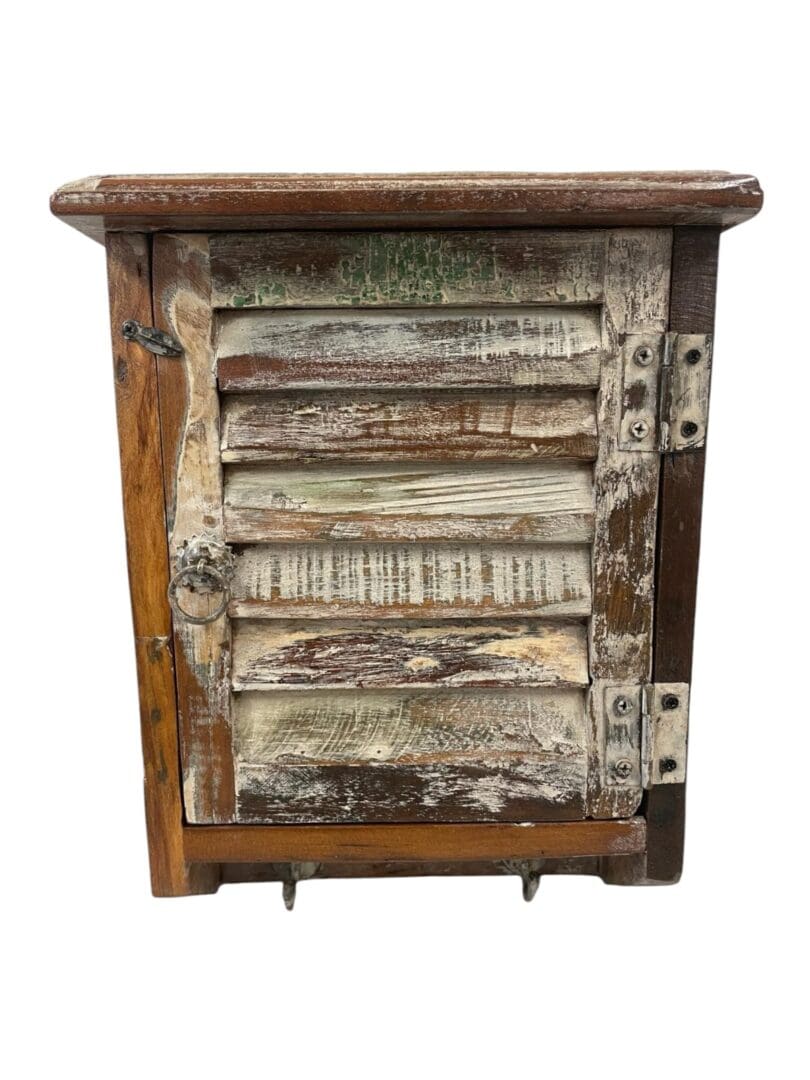 Farmhouse Style Key Cupboard Reclaimed Wood image 4