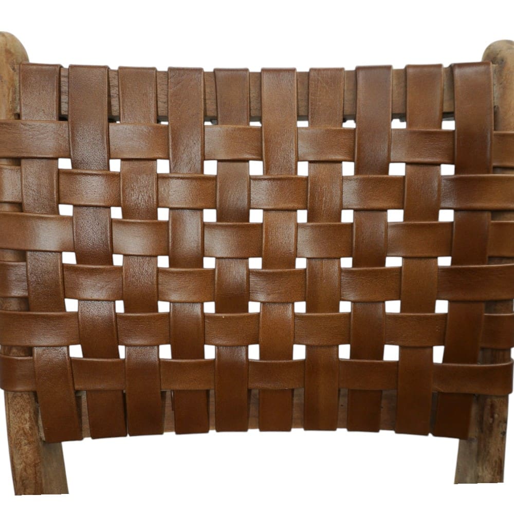 High Top Chairs Hand-crafted Solid Wood and Leather image 12