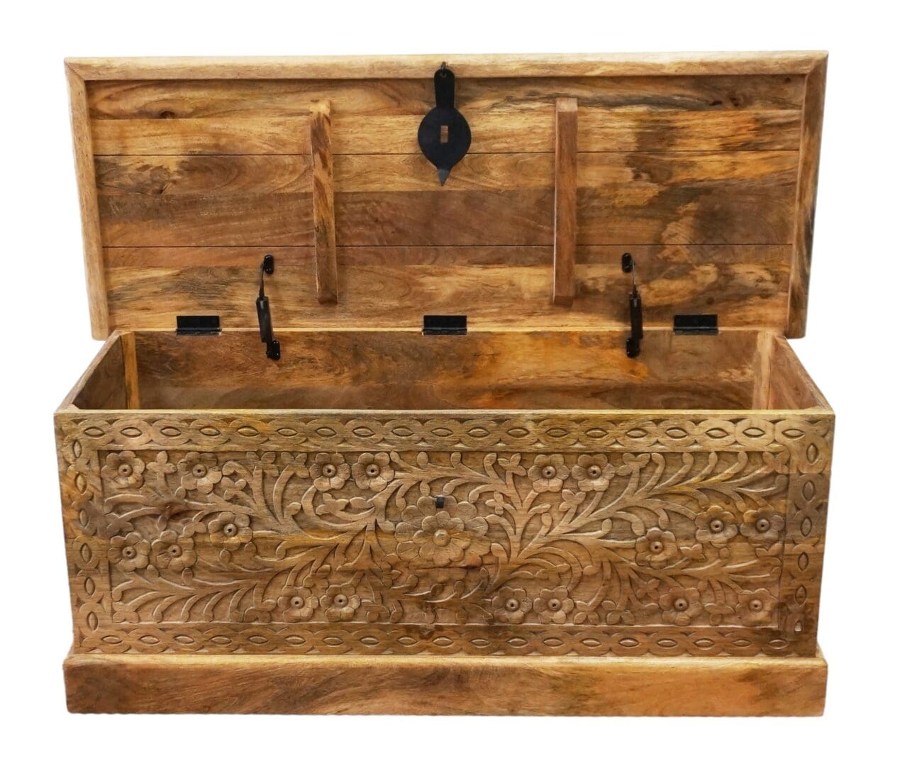 Natural Wood Trunk Hand-Carved Beauty image 2