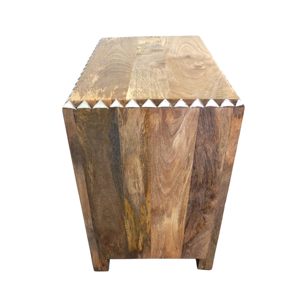 Geometric Nightstand Hand-crafted image 9