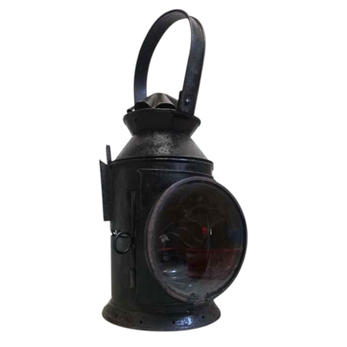 Vintage Railroad Lantern | Sliding Red & Green Colored Lens