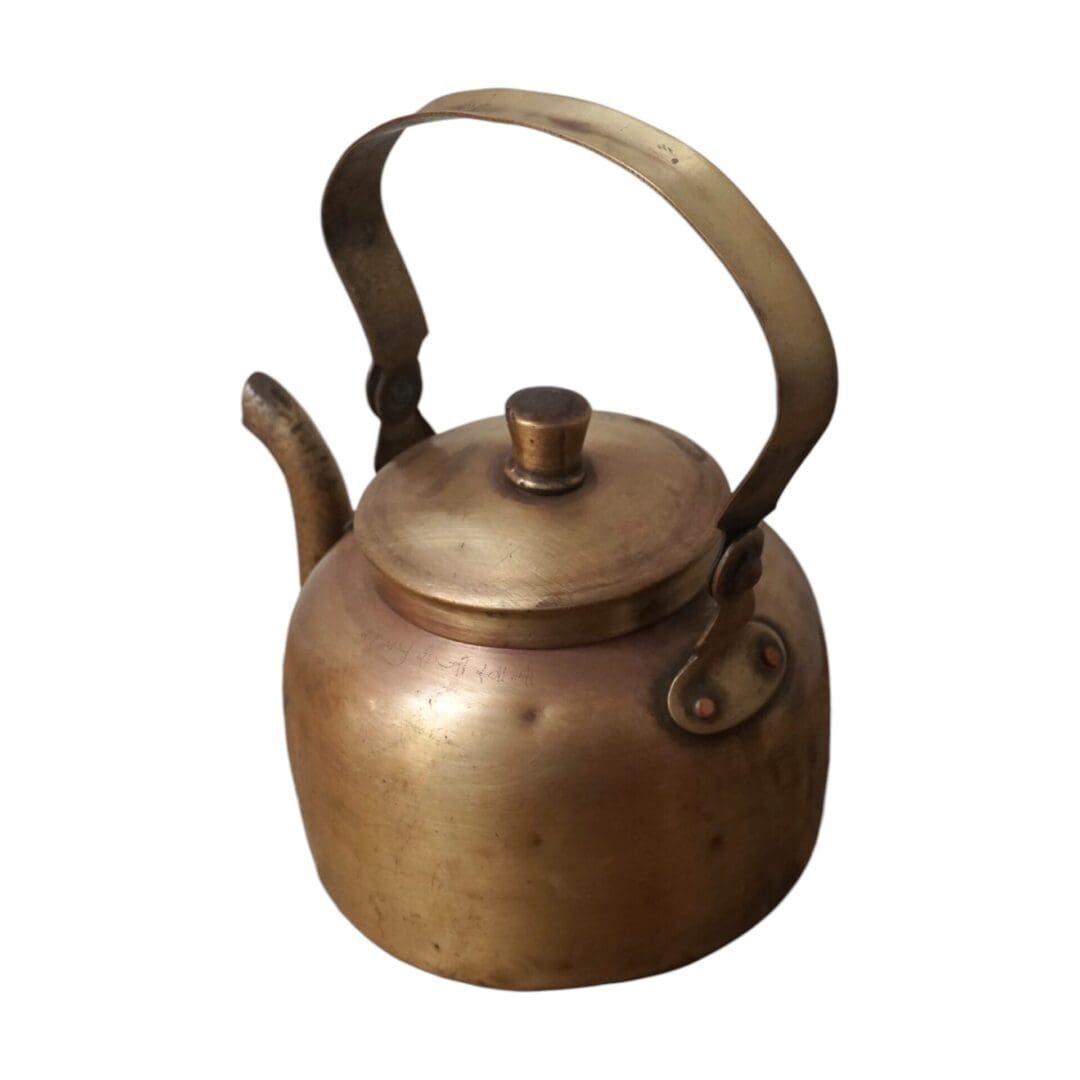 Vintage Brass/Copper Kettle image 3