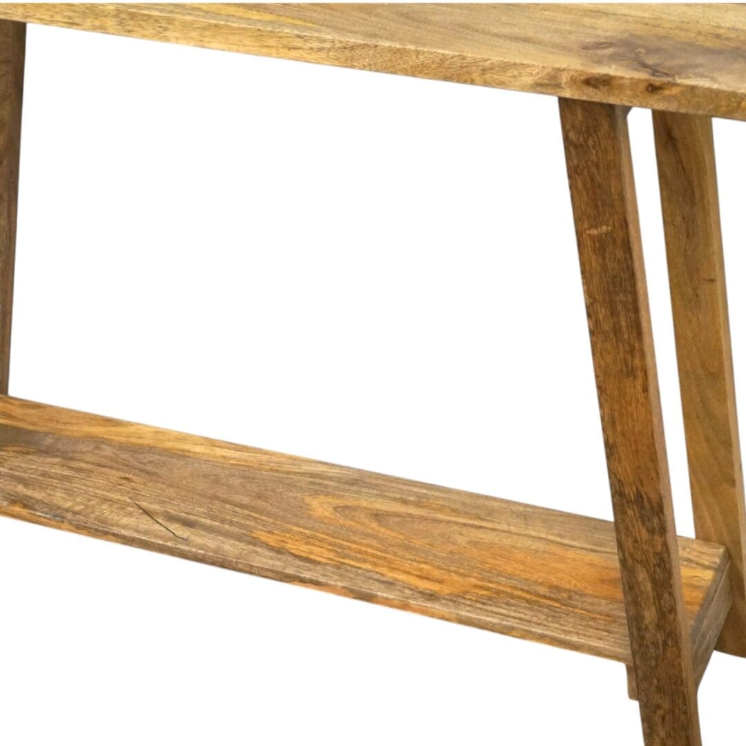 Rustic Natural Mango Wood Console Table image 5