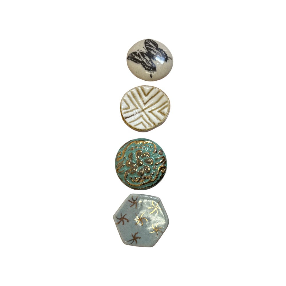 Hand-Painted Ceramic Drawer Handles | Unique Boho & Vintage Styles