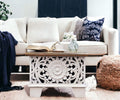 Small Mandala Cut-Out Trunk with Square Legs image 0