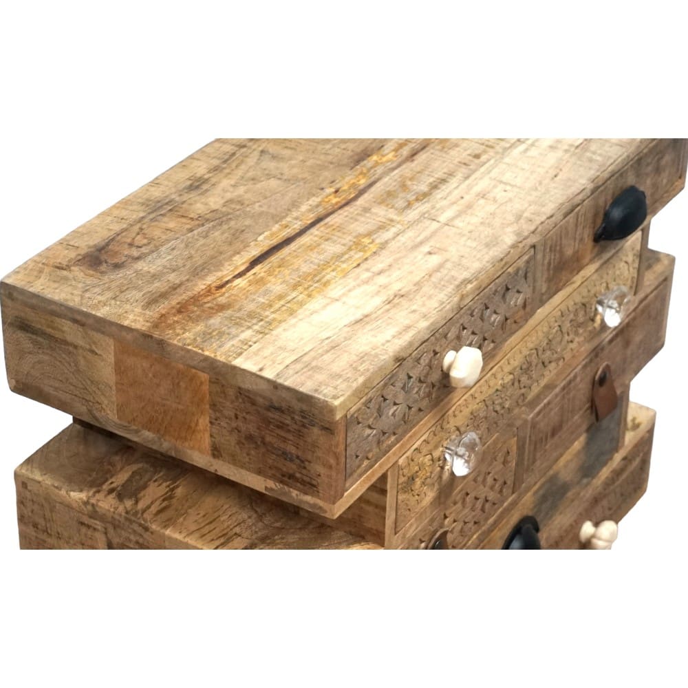 Unique Multi-Drawer Side Table image 7
