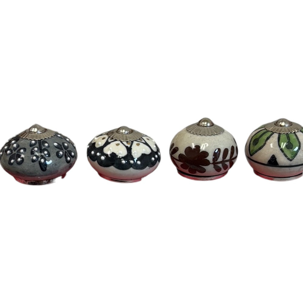 Hand-Painted Ceramic Drawer Handles | Unique Boho & Vintage Styles