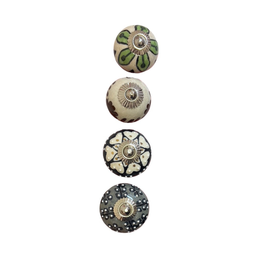Hand-Painted Ceramic Drawer Handles | Unique Boho & Vintage Styles