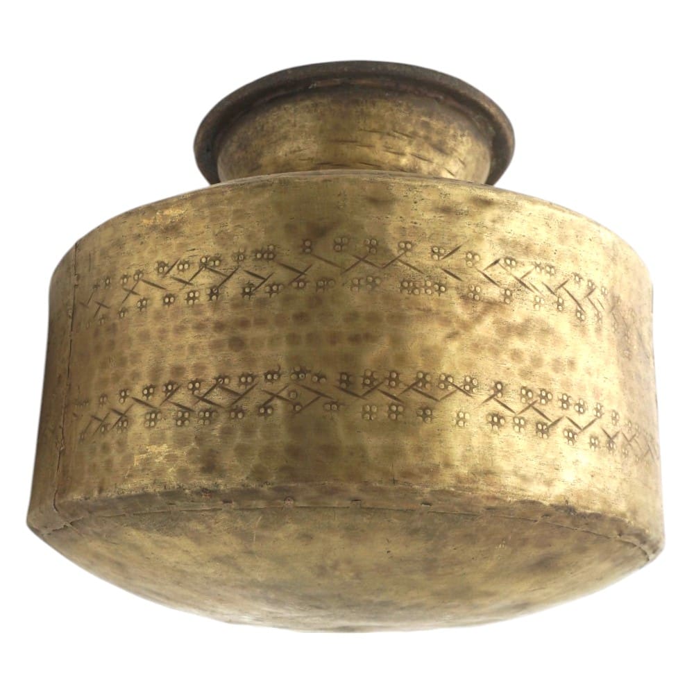 Vintage Brass Pot image 4