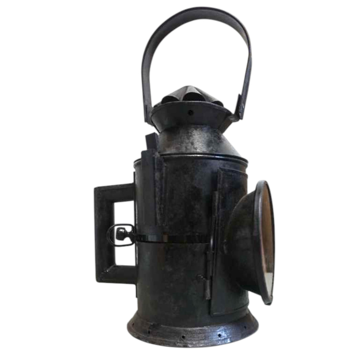 Vintage Railroad Lantern | Sliding Red & Green Colored Lens