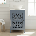 Hand-carved 24″ Vanity Stunning Natural Wood