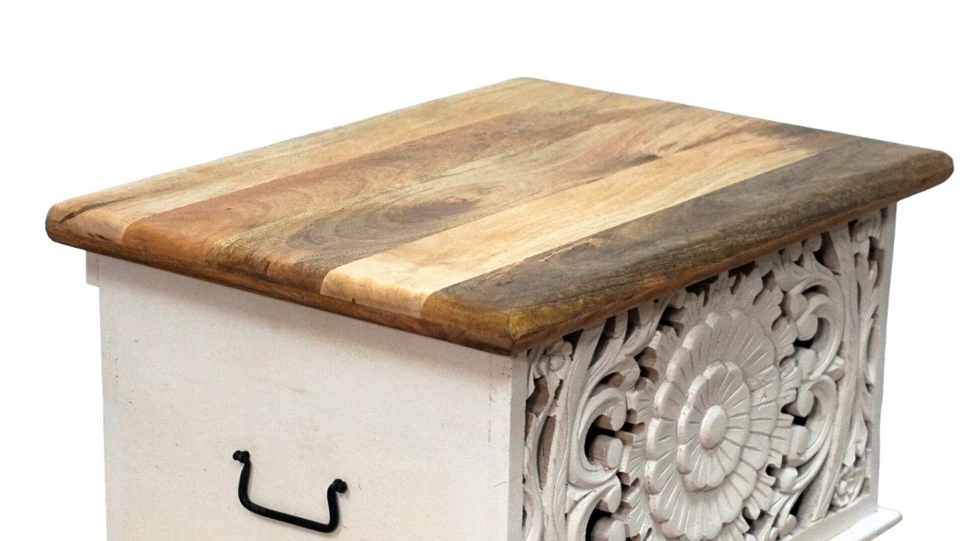 Small Mandala Cut-Out Trunk with Square Legs image 7