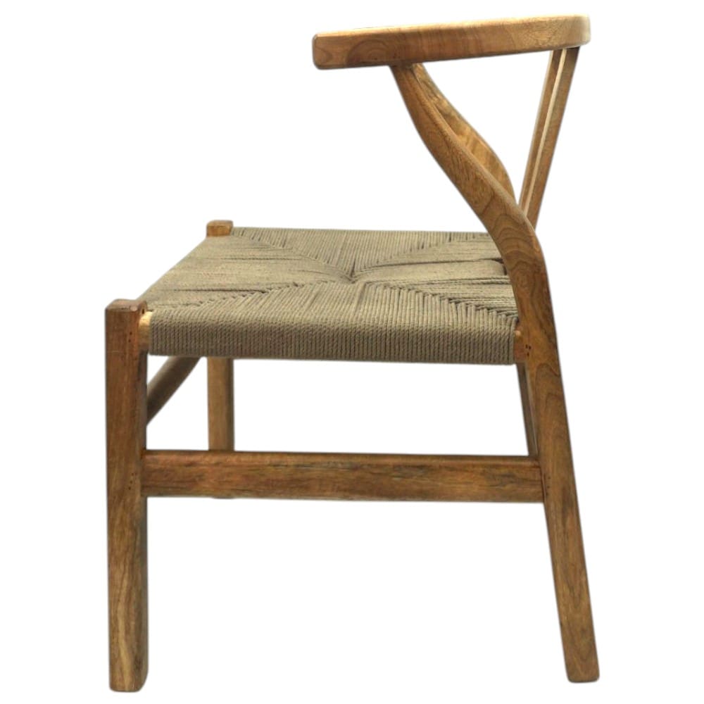 Wishbone Chair Hand-crafted Natural Solid Wood image 2