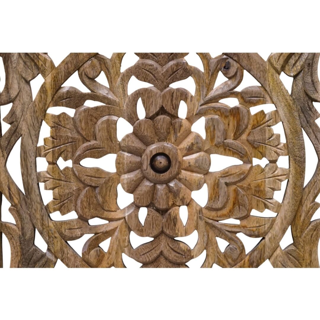 Hand-carved 24" Vanity Stunning Natural Wood image 9
