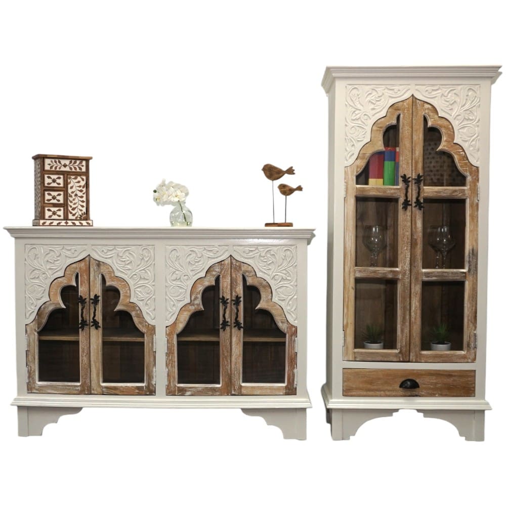 Hand-crafted Arched Display Cabinet image 11