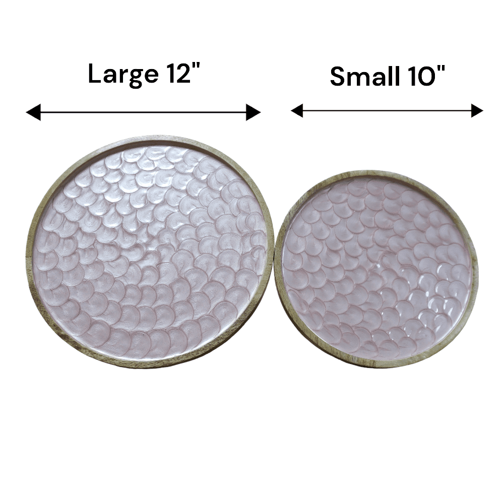 Set of 2 Unique Hand-crafted Cake Stands image 11