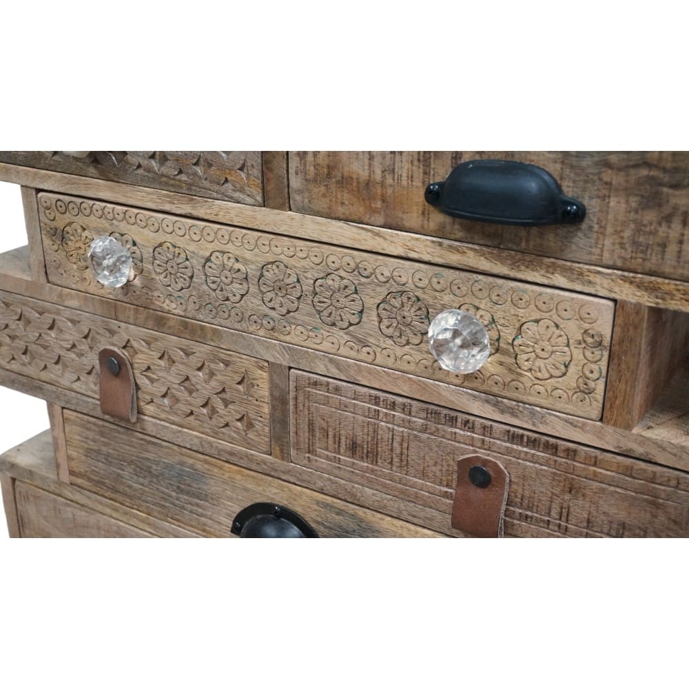 Unique Multi-Drawer Side Table image 8