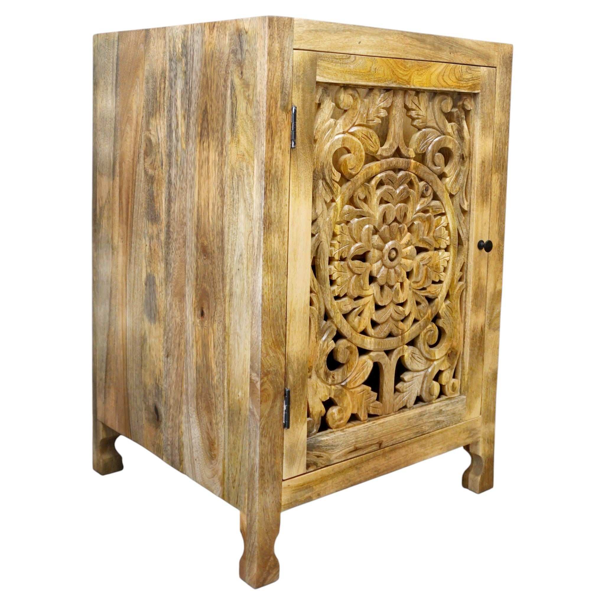 Hand-carved 24″ Vanity Stunning Natural Wood