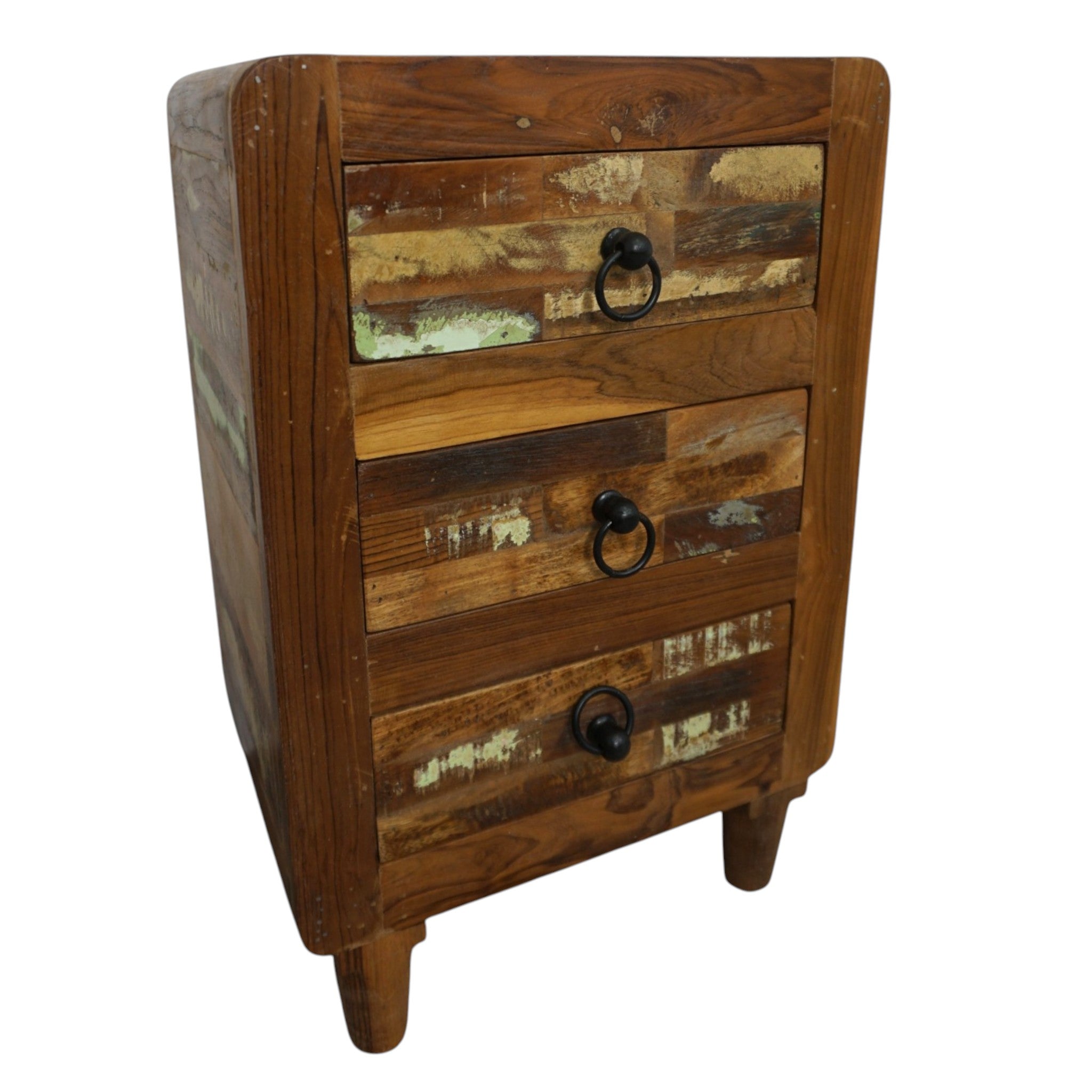 Handcrafted Reclaimed Wood Nightstands | Matched Pair | Rustic & Sustainable Bedside Tables