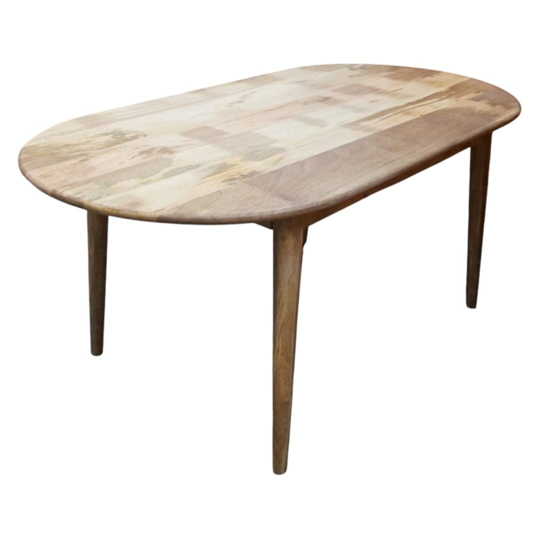 Natural Wood Dining Table image 3