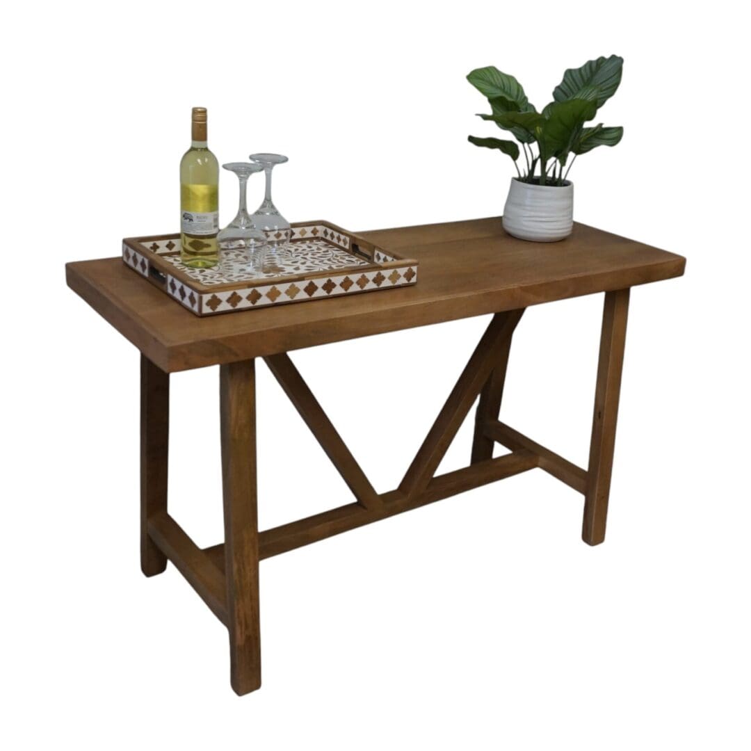 Long Rustic Console Table image 6