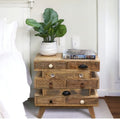 Unique Multi-Drawer Side Table image 0