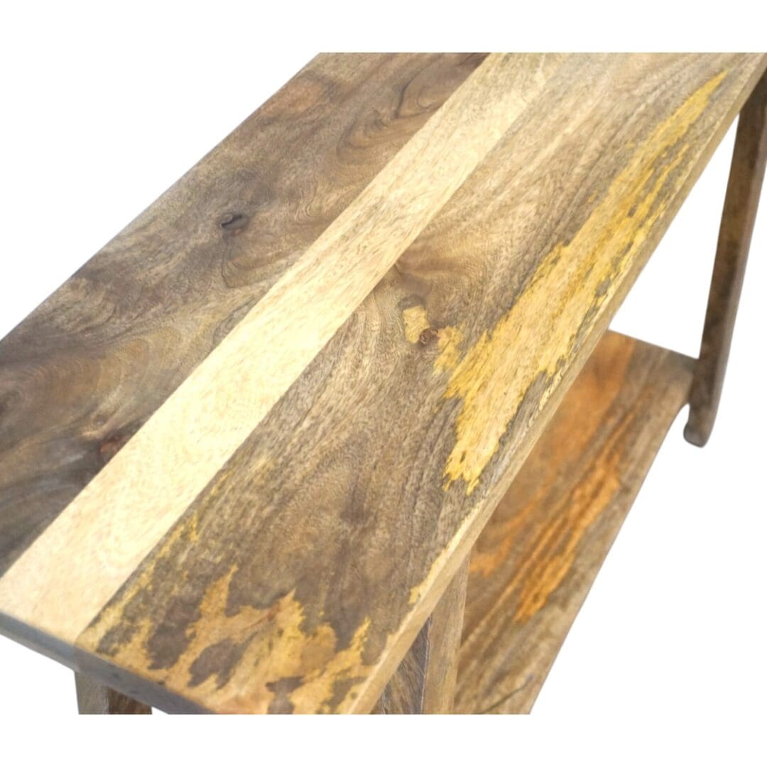 Rustic Natural Mango Wood Console Table image 7