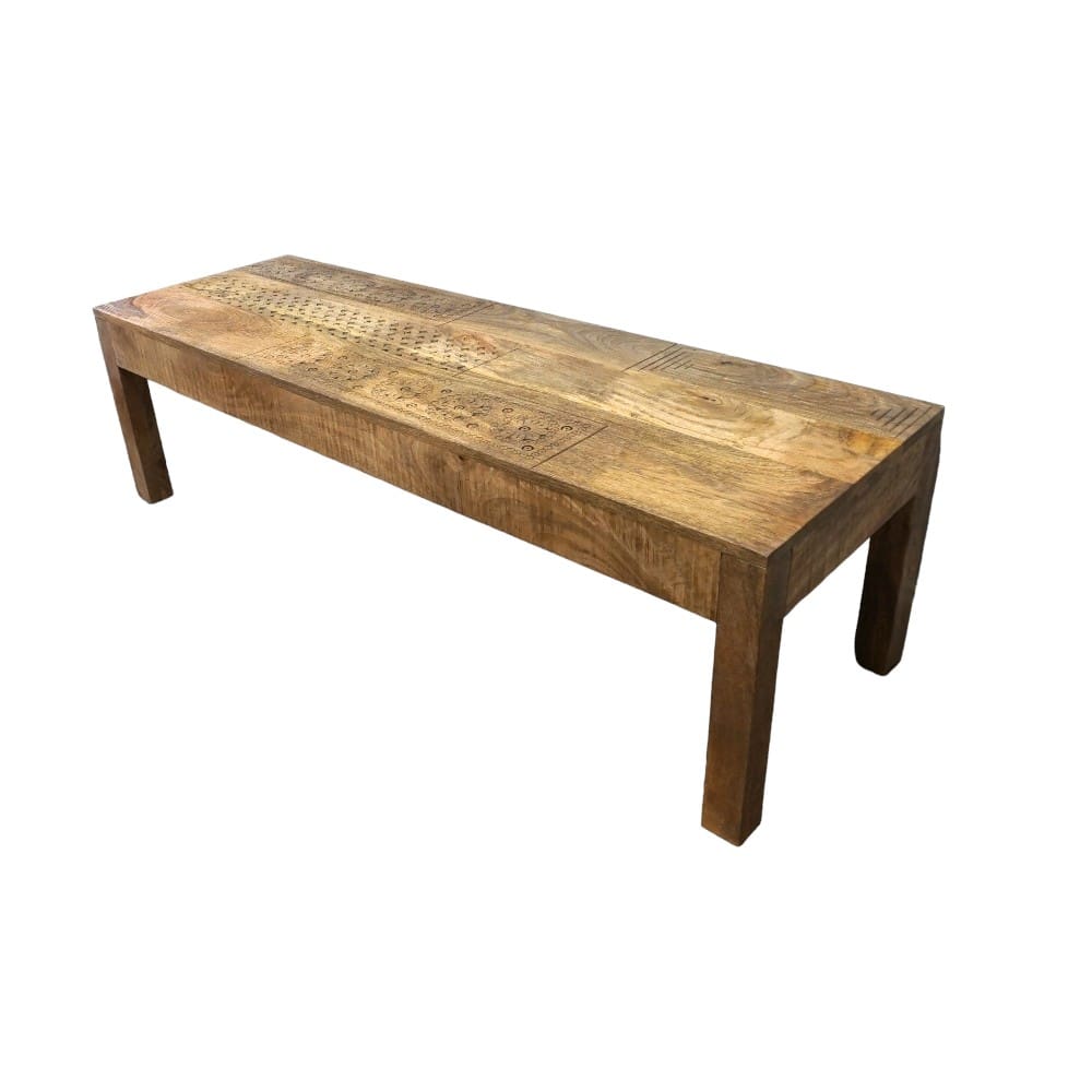 Natural Wood Coffee Table or Entry Bench image 5