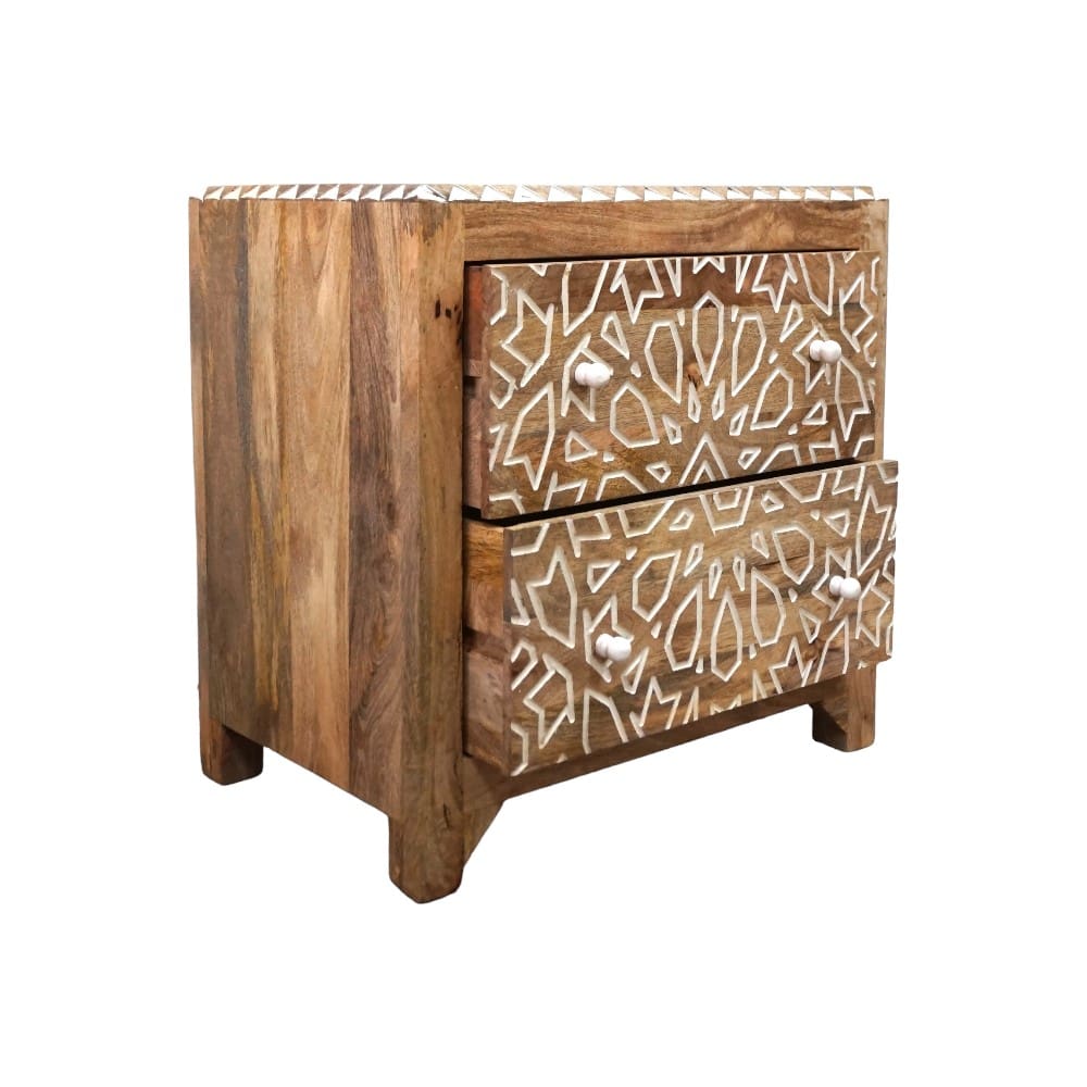Geometric Nightstand Hand-crafted image 10