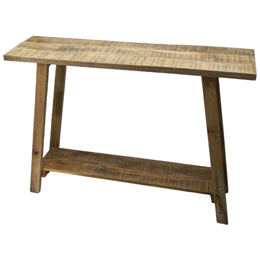 Rustic Natural Mango Wood Console Table image 2